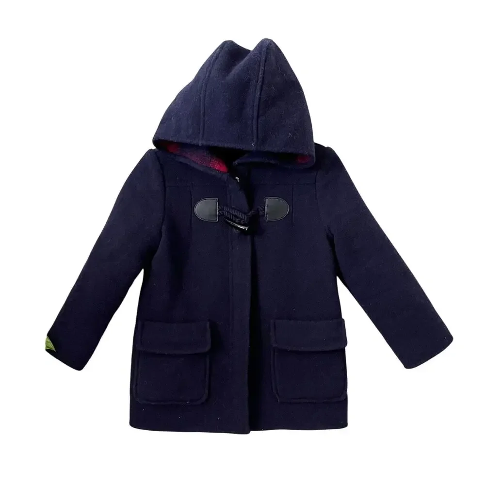Zara Navy Wool Felt Jacket - 4